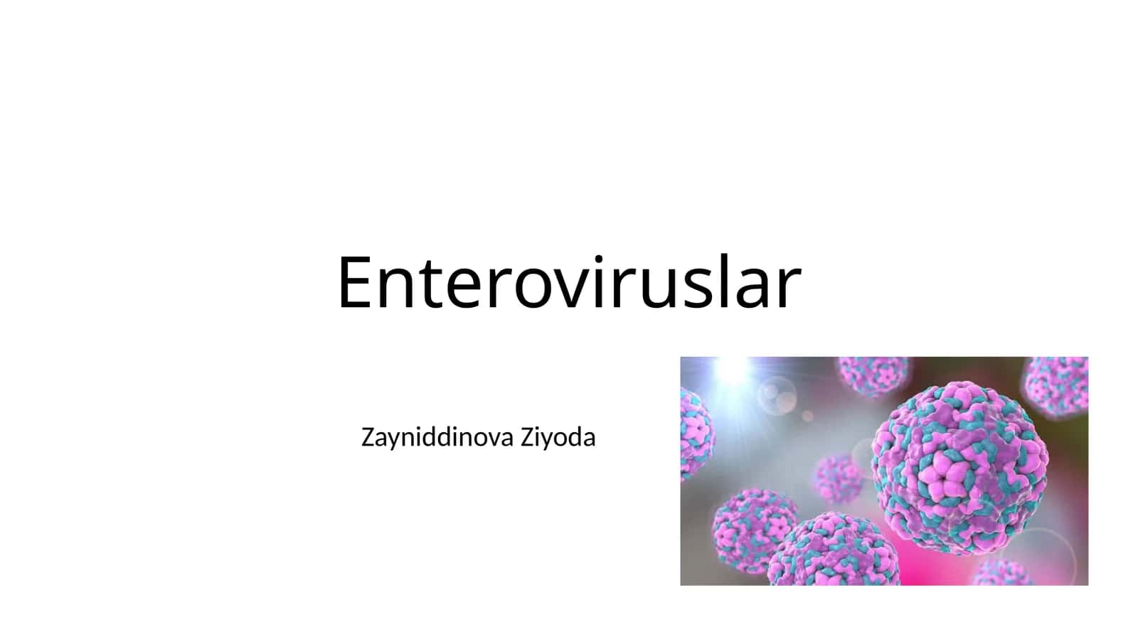 Enteroviruslar