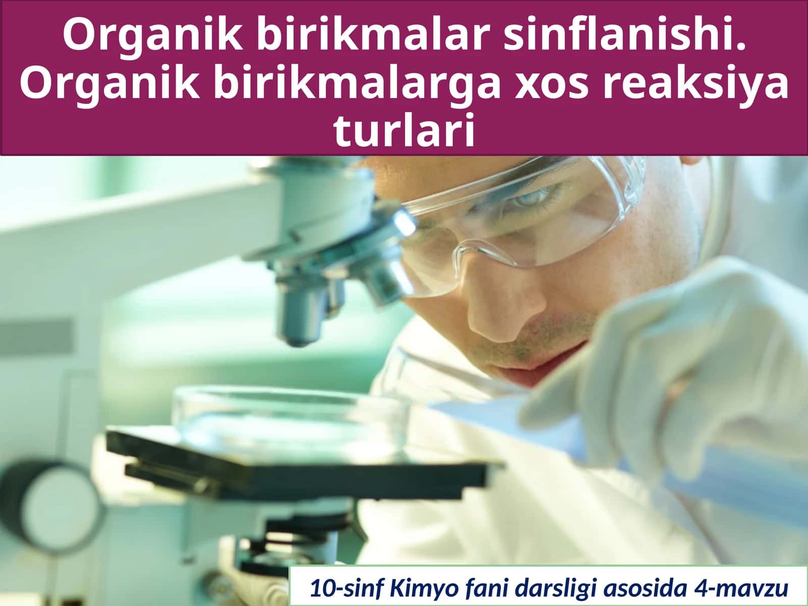 Organik birikmalarning iflanishi
