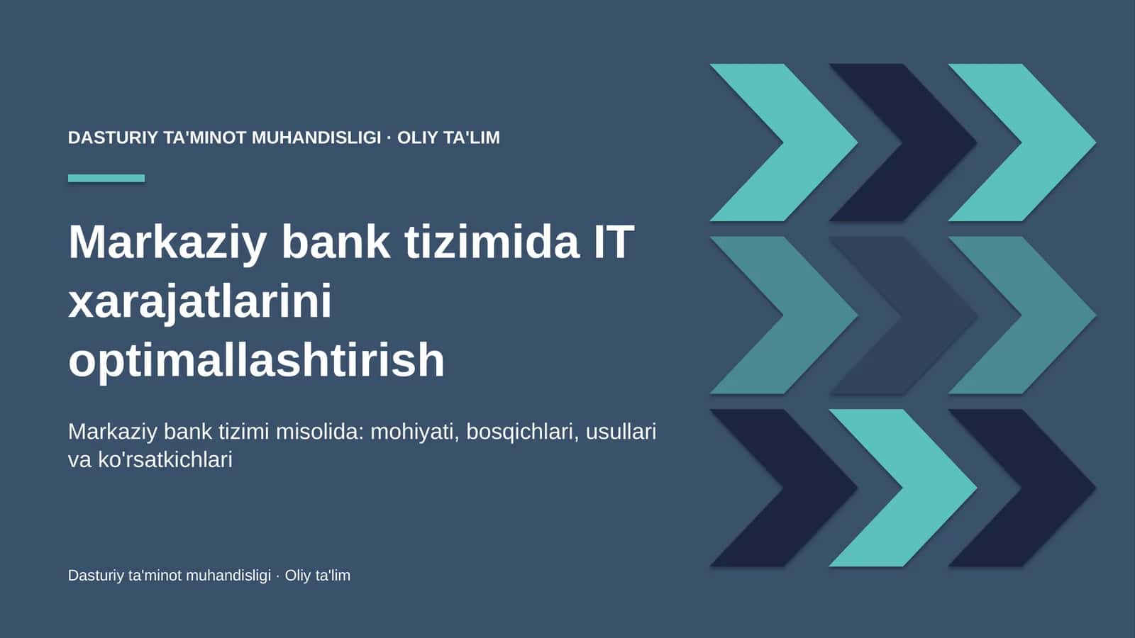 markaziy bank tizimida it xarajatlarini optimallashtirish 3424