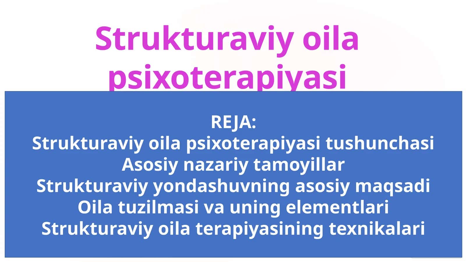 Strukturaviyoilapsixoterapiyasi