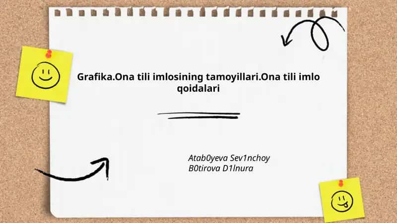 Alifbo va uning grafik elementlari