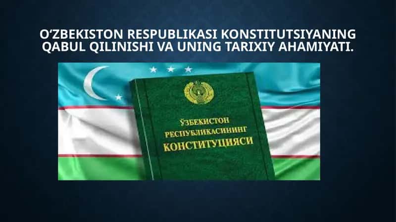 O'zbekiston Konstitutsiyasi