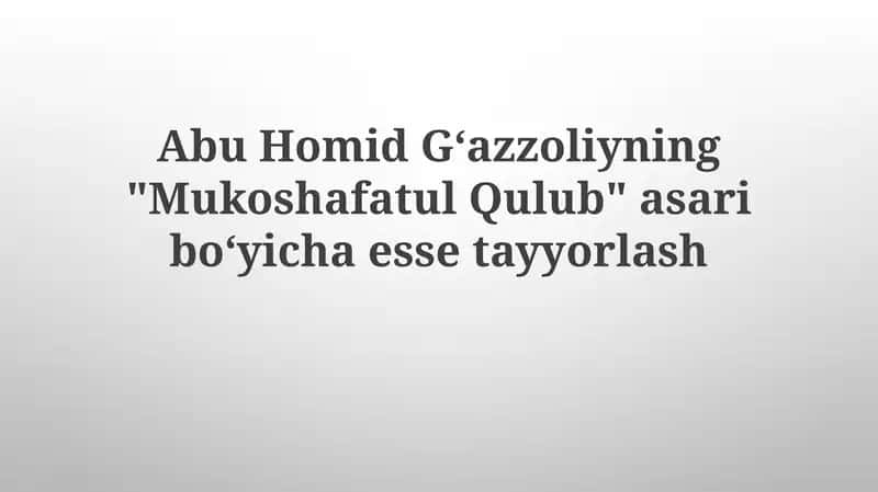 Mukoshafatul Qulub