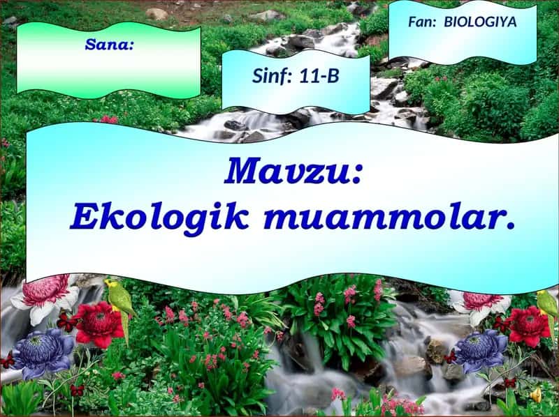11-sinf Umumiy BIOLOGIYA darsligi