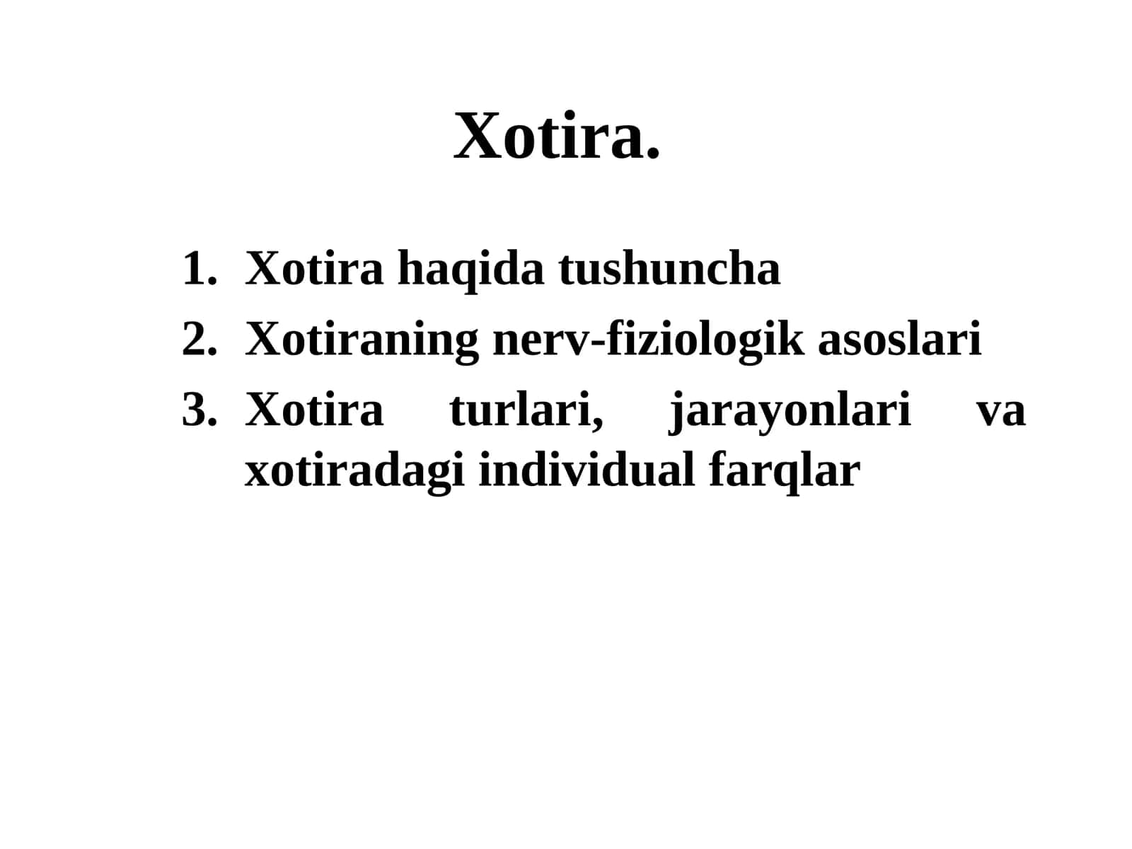 Xotira