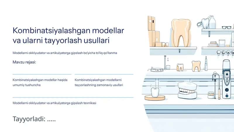 Kombinatsiyalashgan modellar va ularni tayyorlash usullari