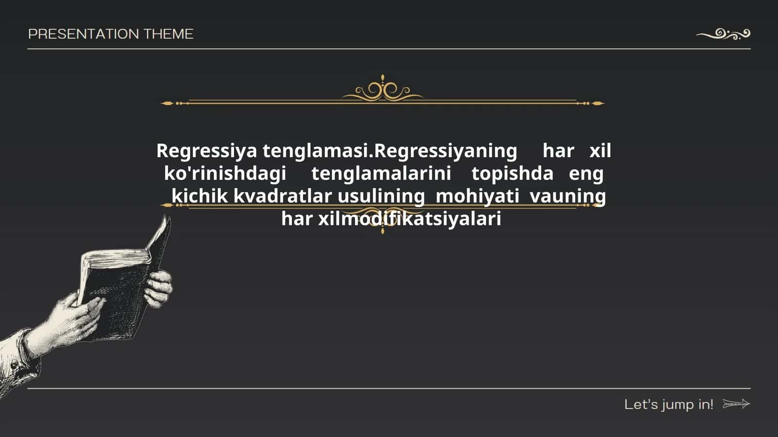 Regressiya tenglamasi