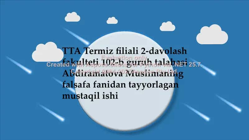 "Yangi falsafiy tafakkur" tushunchasining mazmuni va mohiyati