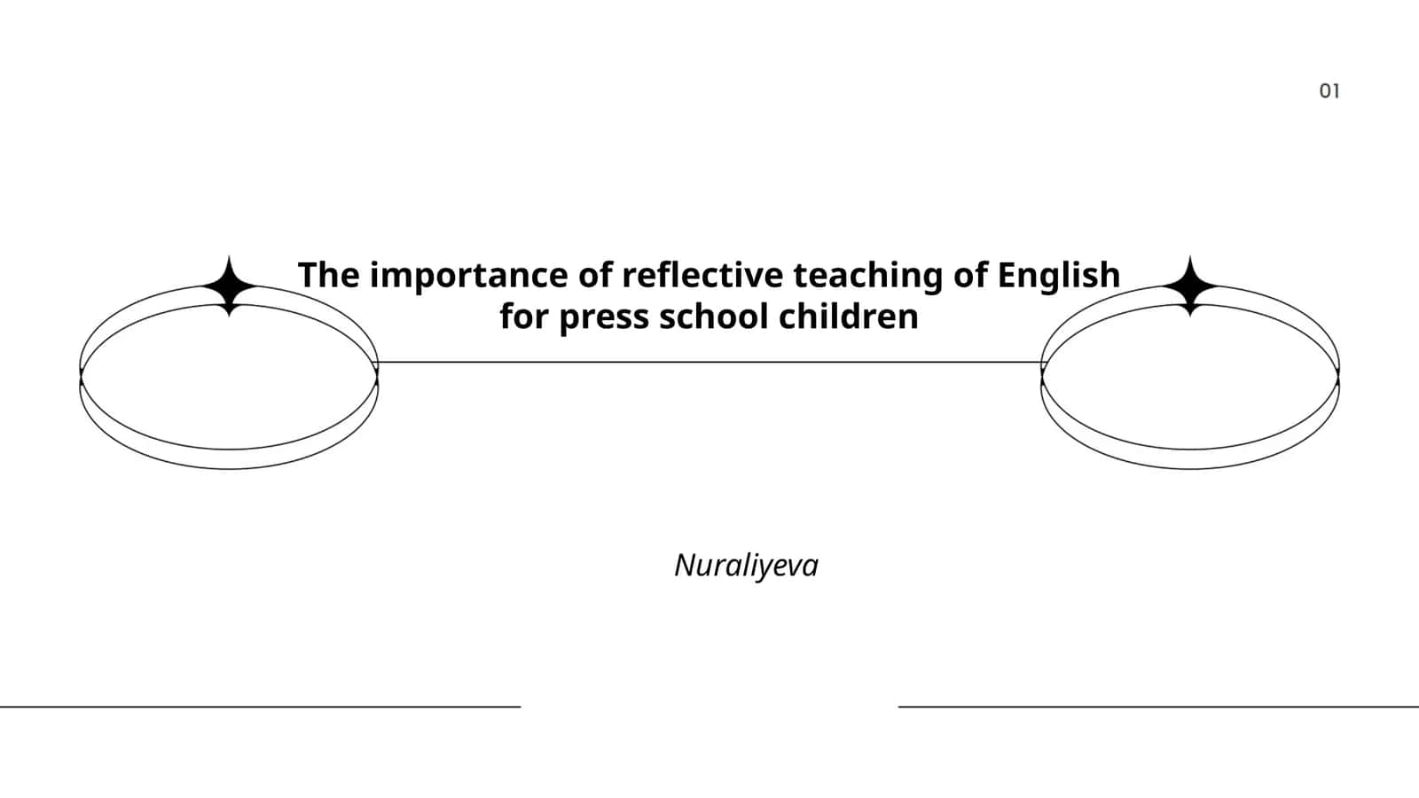 The importance of reflective teaching of English for press school children