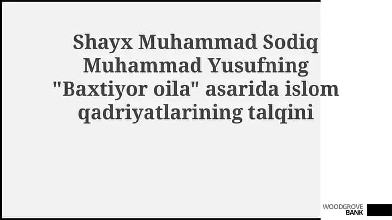 Baxtiyor oila