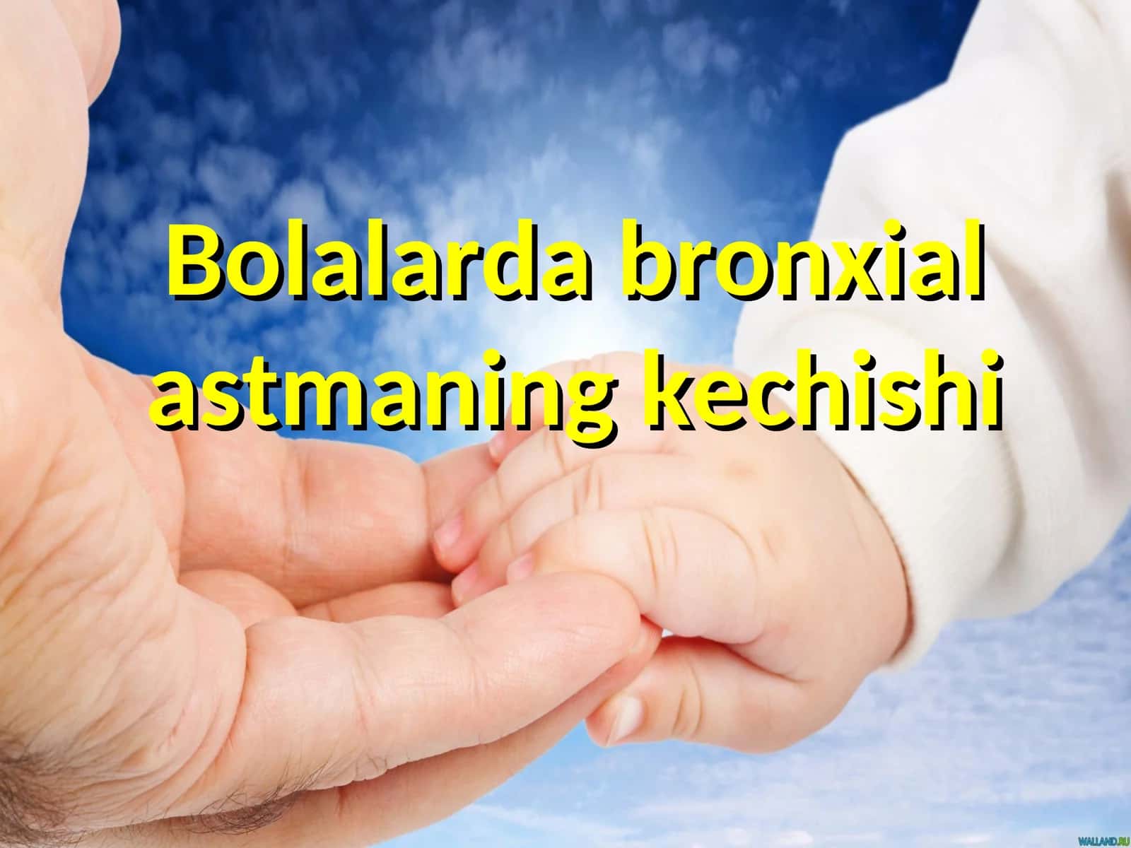 Bolalarda bronxial astmaning kechishi