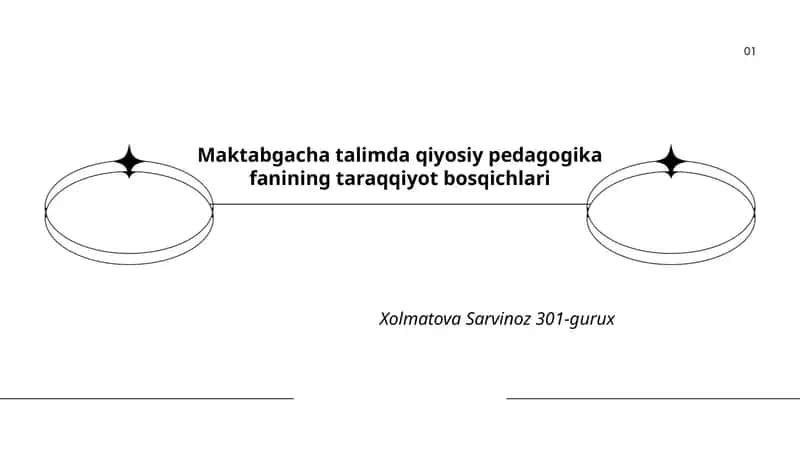 Maktabgacha talimda qiyosiy pedagogika fanining taraqqiyot bosqichlari