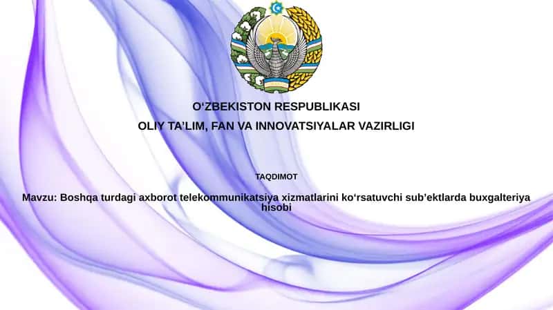 Hisob siyosati va moliyaviy hisobot