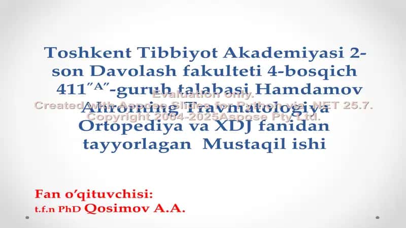 Chanoq-son displaziyasi (grekcha dys - buzilish, plaseo - hosil bo'lish)