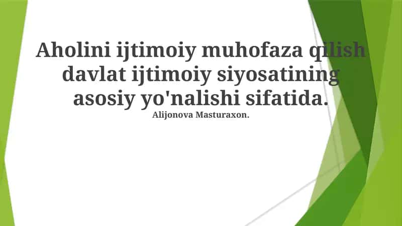 Ijtimoiy himoya tizimlari