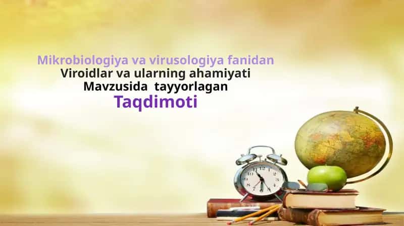 viroidlar va ularning tavsifi
