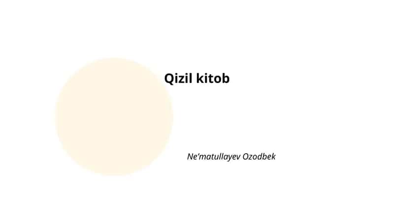 Qizil kitob