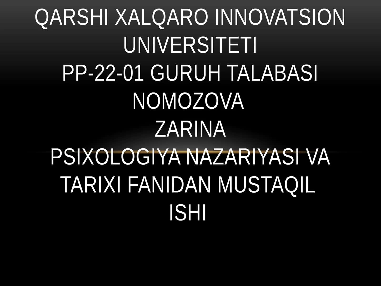 XVIII-ASR PSIXOLOGIYASIGA UMUMIY TAVSIF
