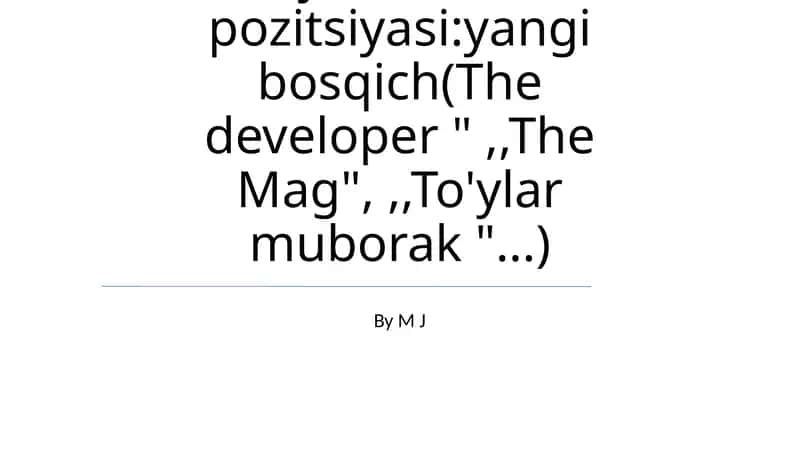 Mag'iz va To'ylar Muborak: Holatlarni O'rganish