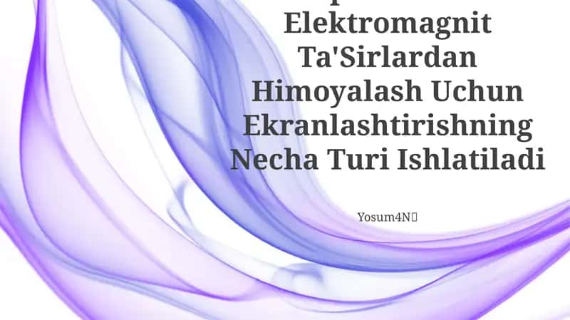 Stp Kabelda Elektromagnit Ta'Sirlardan Himoyalash Uchun Ekranlashtirishning Necha Turi Ishlatiladi
