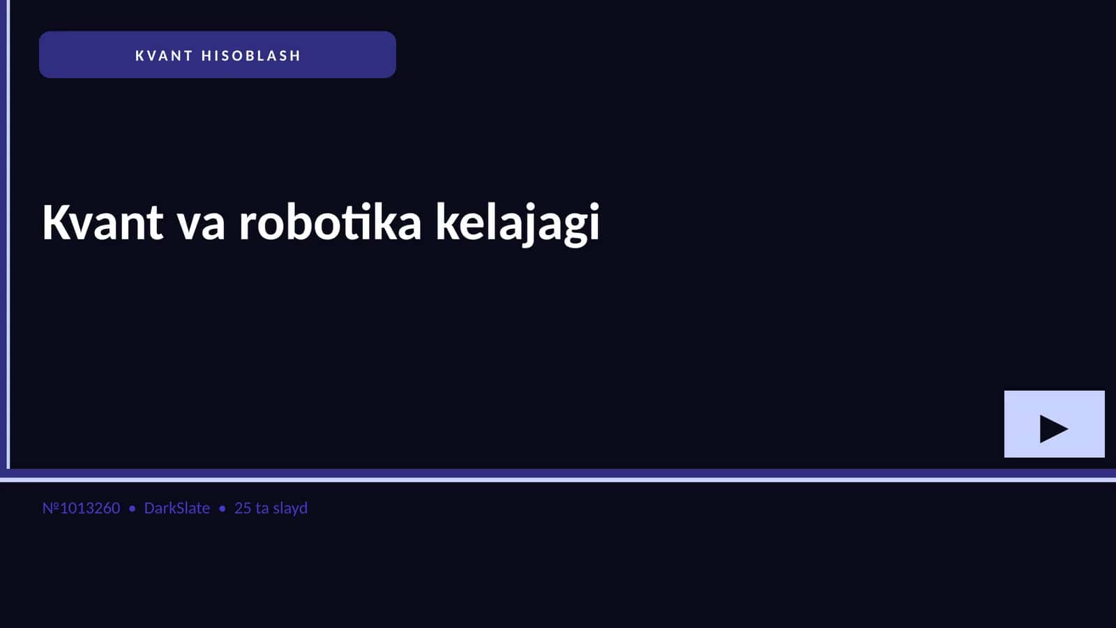 KVANT HISOBLASH