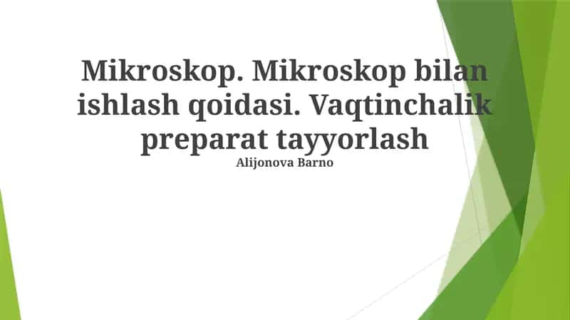 Mikroskop