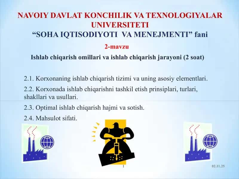 Soha iqtisodiyoti va menejmenti