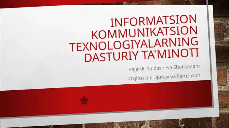 Dasturiy taʼminot