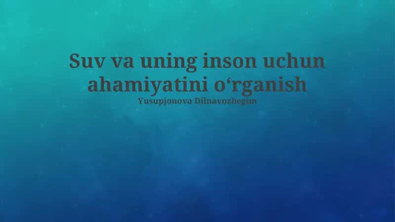 SUVlarning ekologik ta'siri