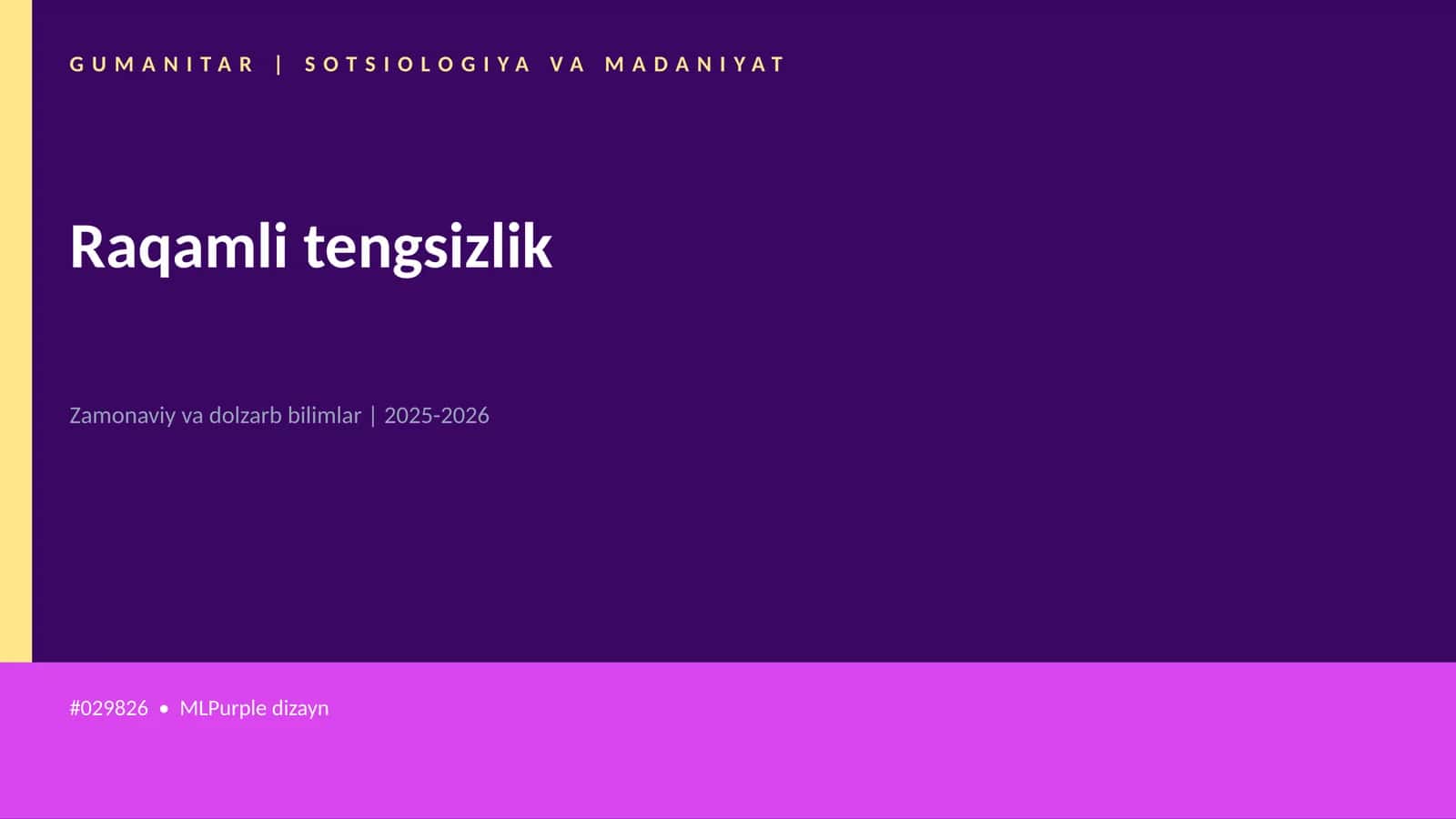 Raqamli tengsizlik