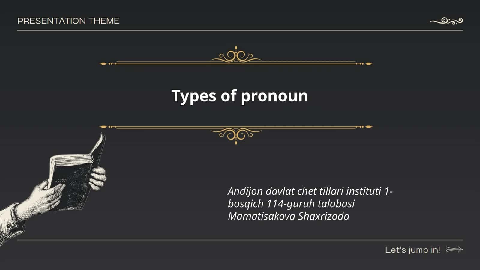Types of Pronoun
