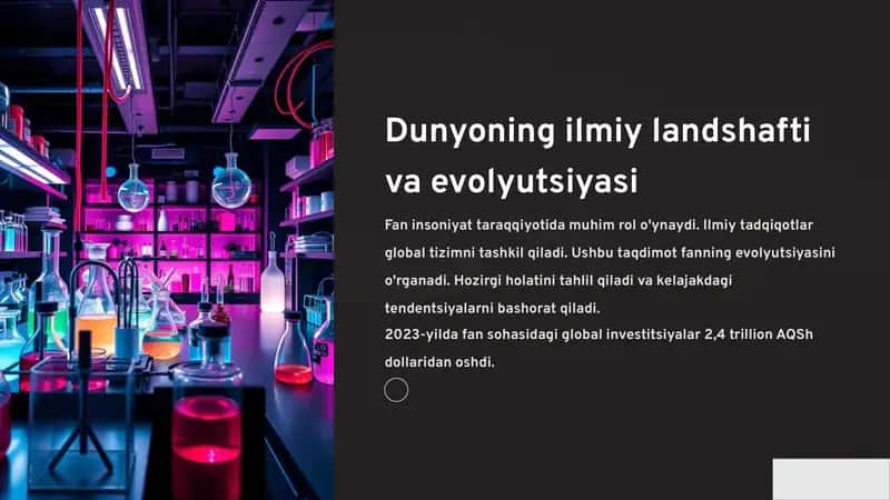 Dunyoning ilmiy landshafti va evolyutsiyasi