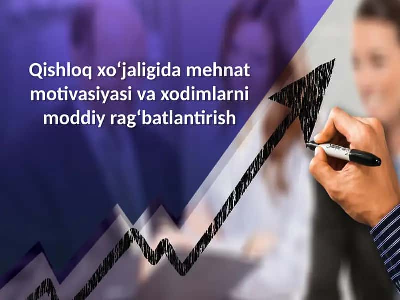 Mehnat motivatsiyasi va moddiy rag'batlantirish