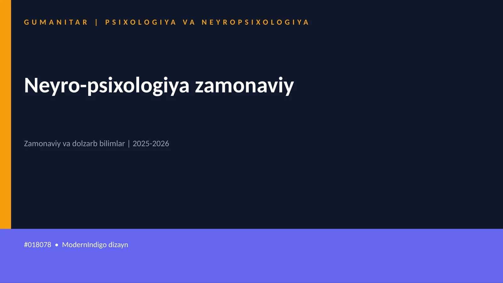 Neyro-psixologiya zamonaviy