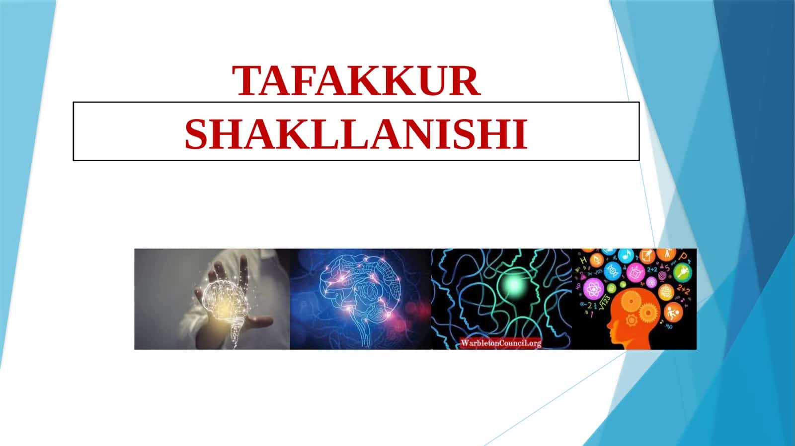 TAFAKKUR SHAKLLANISHI