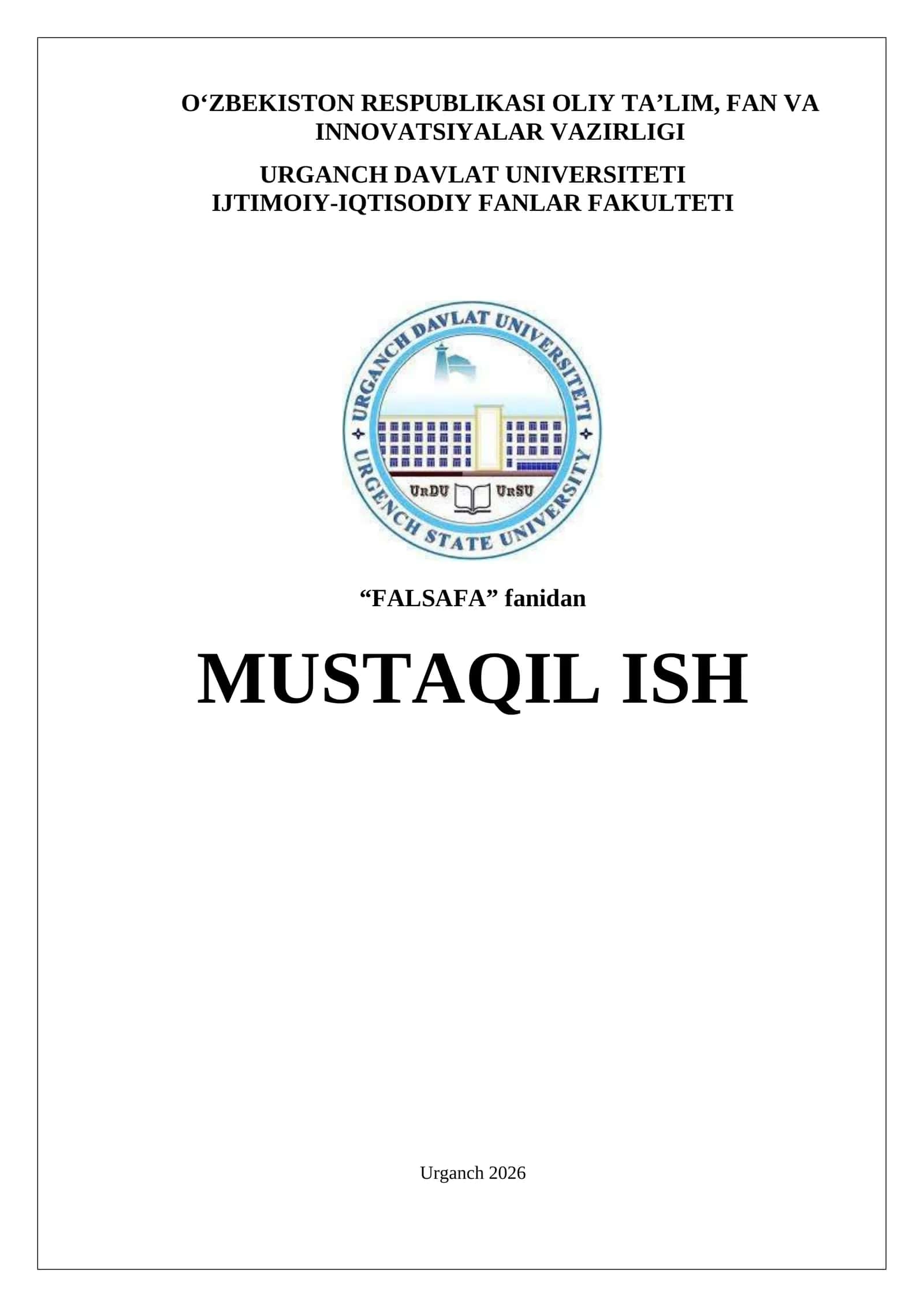 MUSTAQIL ISH, J.Rumiyning “Ovchi va lochin” rivoyatining mohiyati va uning tarbiyaviy ahamiyatini tahlil etish