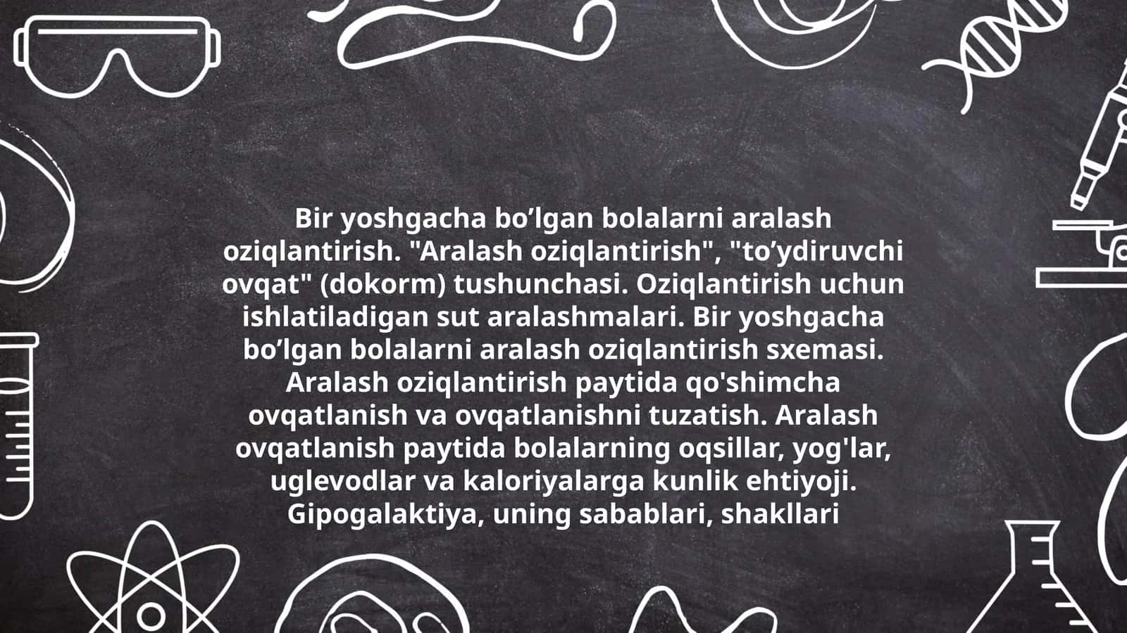 Bir yoshgacha bo’lgan bolalarni aralash oziqlantirish