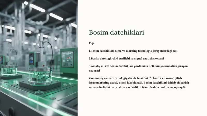 Bosim datchiklari
