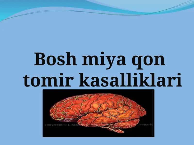 Bosh miya qon tomir kasalliklari