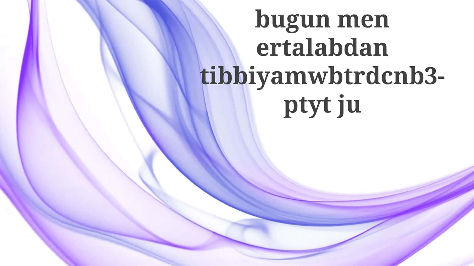 Tibbiya va tasodifiy belgilar/kodlar: Bog'liqlik bormi?