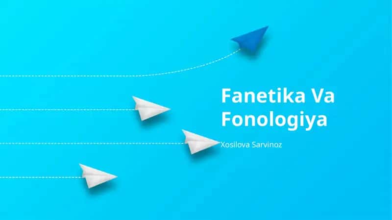 Fanetika Va Fonologiya