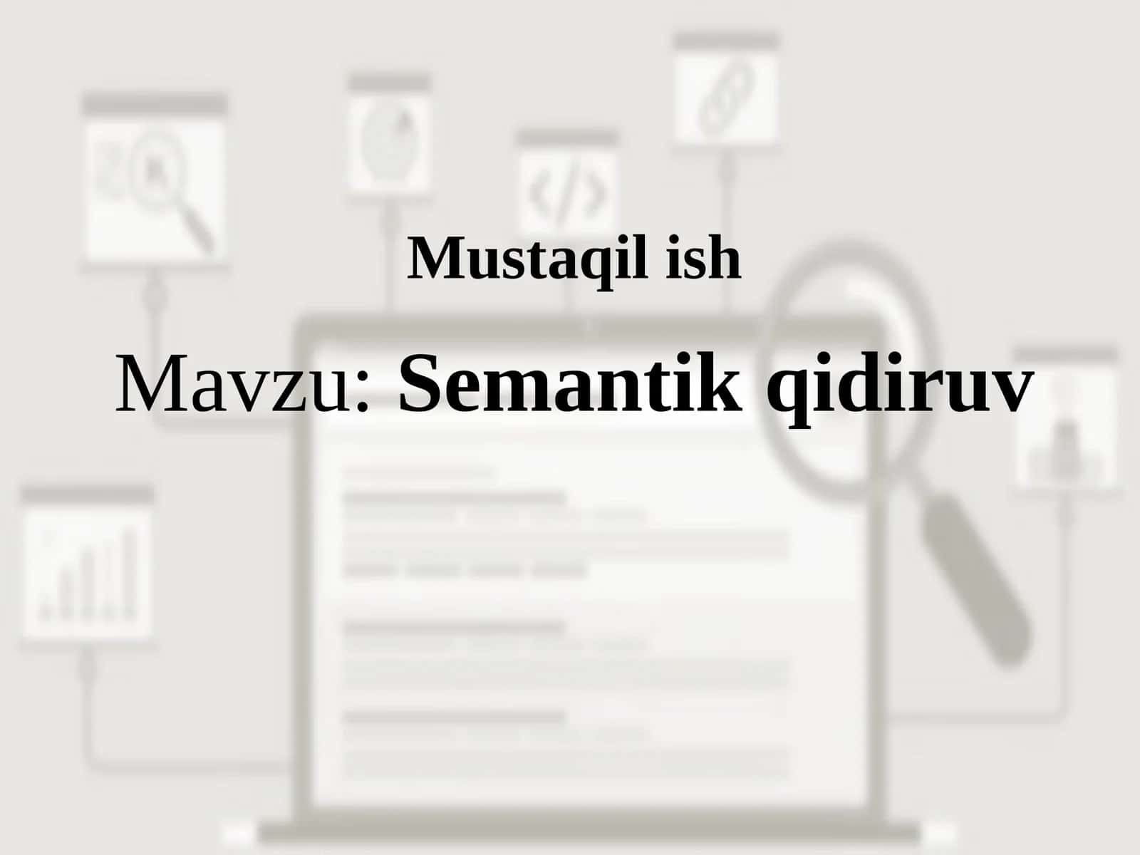 Semantik qidiruv
