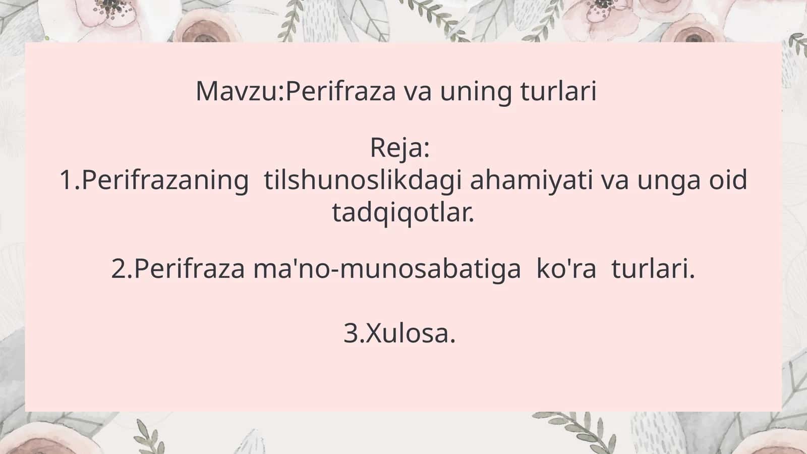 Perifraza