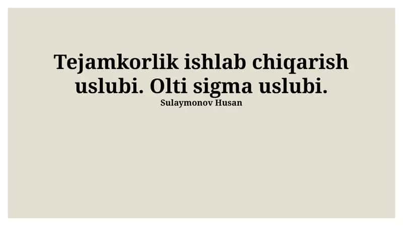 Muvaffaqiyatli Amalga Oshirish Strategiyasi