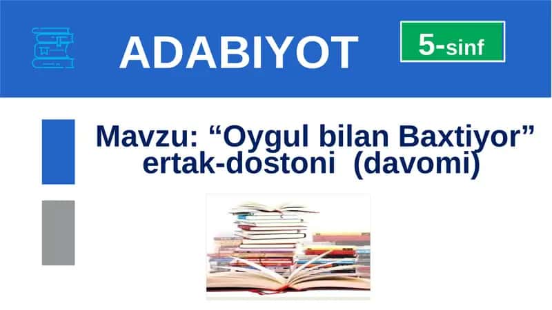 “OygulbilanBaxtiyor”ertak-dostoni(davomi)