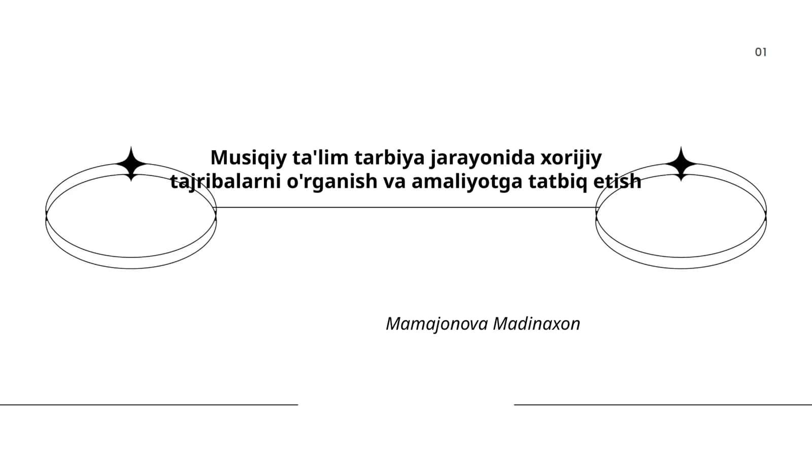Musiqiy ta'lim tarbiya jarayonida xorijiy tajribalarni o'rganish va amaliyotga tatbiq etish