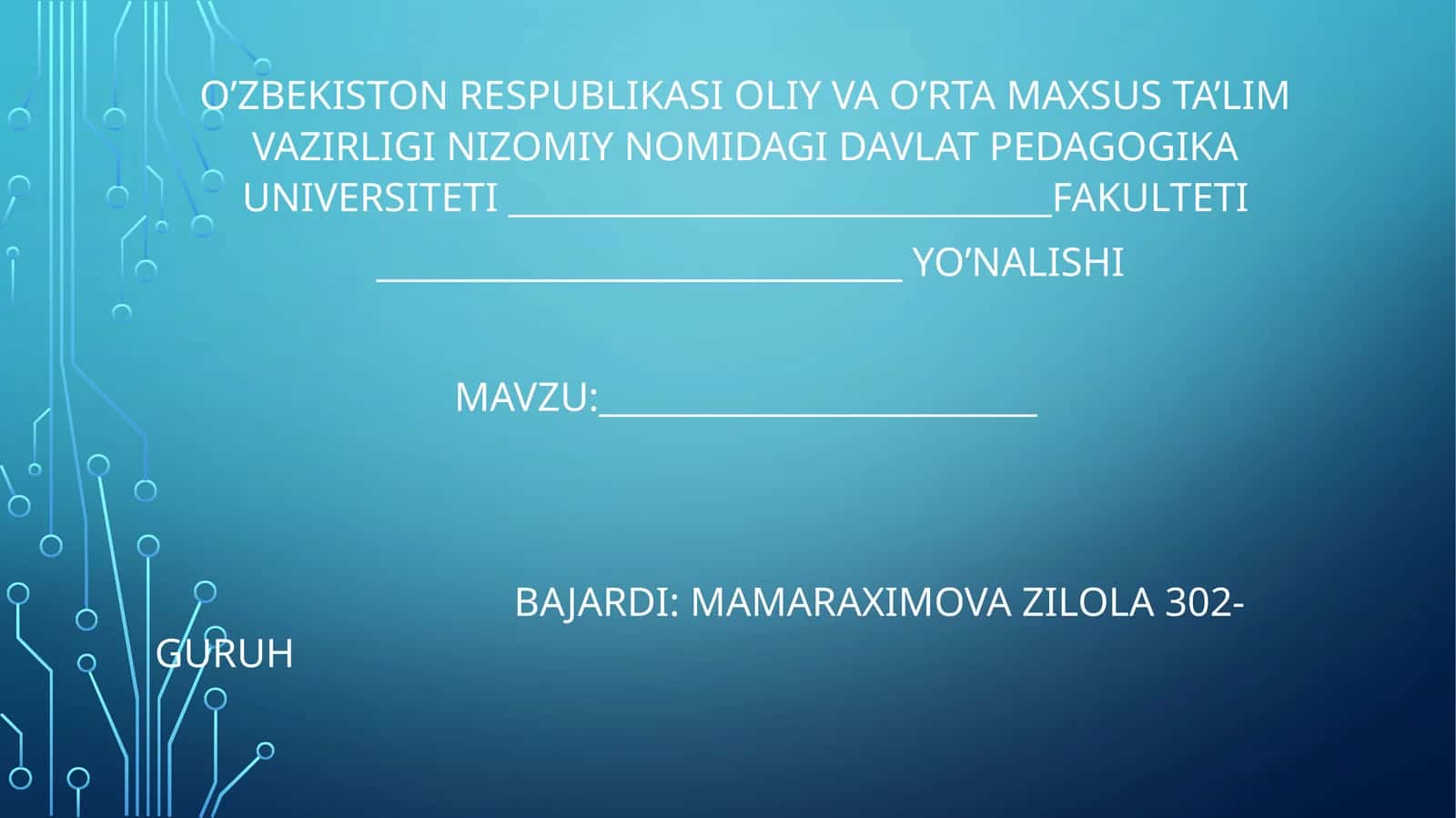 Dislaliya nutqining buzilishining rivojlanishi
