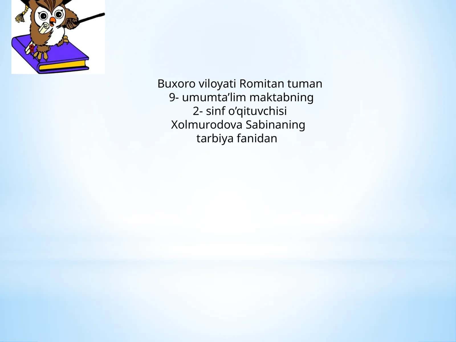 TARBIYA BIZ UCHUN YO HAYOT – YO MAMOT, YO NAJOT – YO HALOKAT, YO SAODAT – YO FALOKAT MASALASIDIR