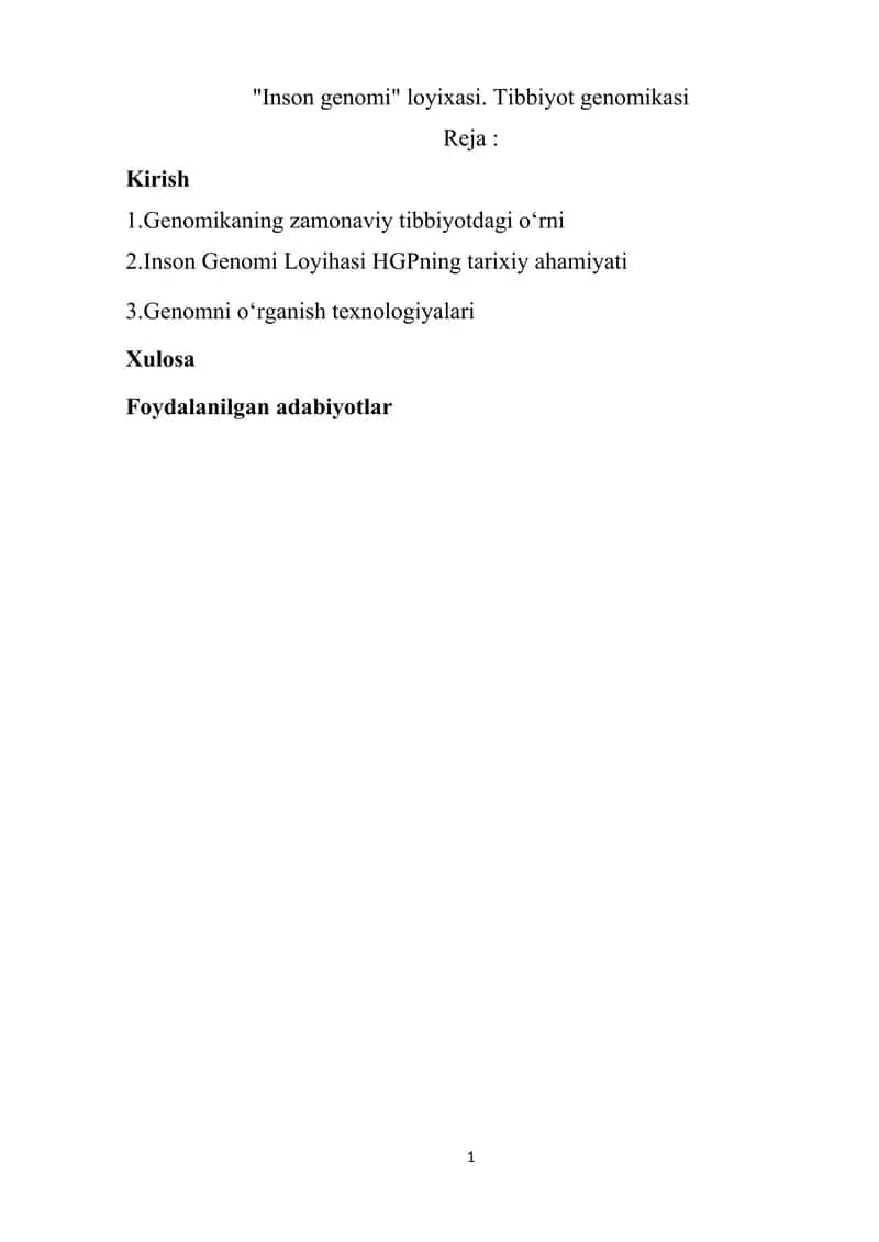 Inson Genomi Loyihasi