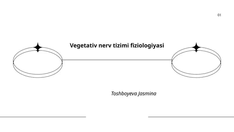 Vegetativ nerv tizimi fiziologiyasi